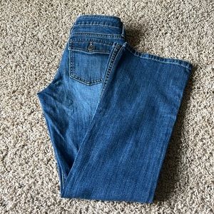 Banana Republic jeans bootcut , medium wash , size 25/0P
